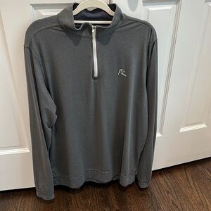 Gray Rhoback - 1/4 zip - size L